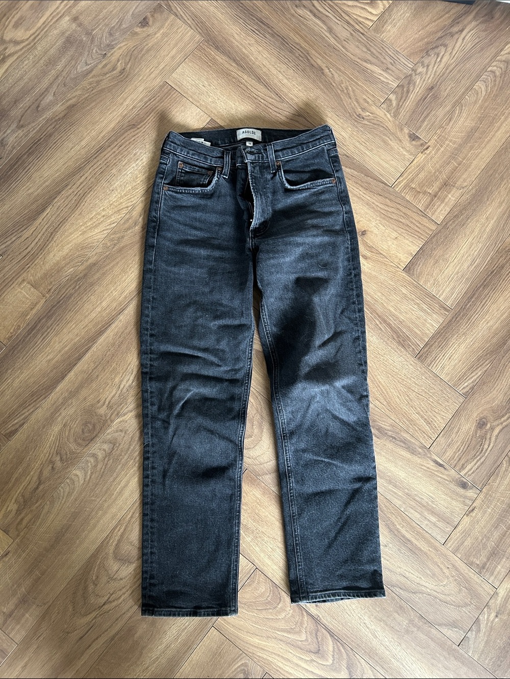 AGOLDE Kye Straight-Leg crop Jeans